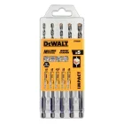 DeWalt DT60099-QZ Fúrószár készlet, 5részes, 1/4" (hatlap) befogás