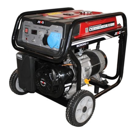 SENCI SC5000 TOP Áramfejlesztő; Névl. telj.:4,2kW; 13Le; 78kg; benzines 6426390839312