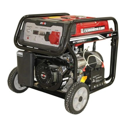 SENCI SC10000TE TOP Áramfejlesztő; Névl. telj.:7,4kW; 16Le; 94kg; 3fázisú; benzines 6426390839046