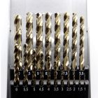 RUKO  215214RO Csigafúró készlet 19 részes, DIN338 1,0-10,0mm(0,5mm)