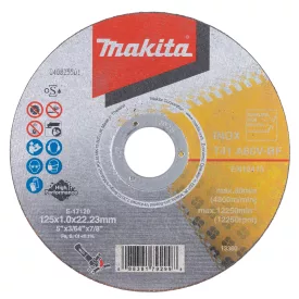 Makita  E-17120 Vágókorong 125x1 INOX