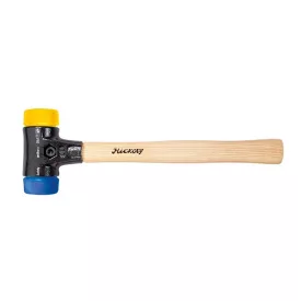   WIHA Cserélhető műanyag fejes kalapács, puha (kék)/keményebb (sárga), 40mm  041205-0114