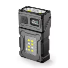 Entac Alu elemlámpa forgatható fej, beépített akku (USB-ről tölthető)  EFL-ALU-CR/5999143212041