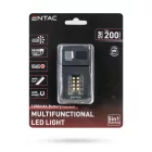 Entac Alu elemlámpa forgatható fej, beépített akku (USB-ről tölthető)  EFL-ALU-CR/5999143212041