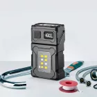 Entac Alu elemlámpa forgatható fej, beépített akku (USB-ről tölthető)  EFL-ALU-CR/5999143212041