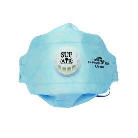   Munkavédelmi  Pormaszk SupAir Szelepes, 3 paneles, részecskeszűrős FFP2  23285