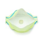 Munkavédelmi  Pormaszk SupAir 3-paneles, szelepes, részecskeszűrős FFP3  23385