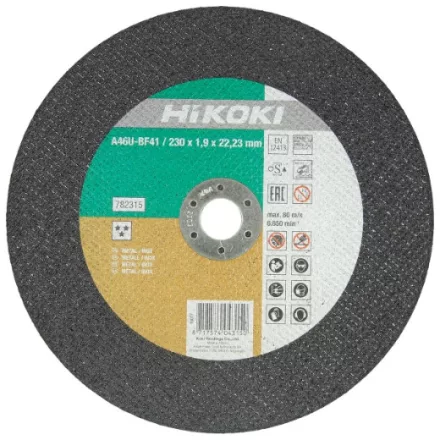 Hikoki  782314 Vágótárcsa 180x1,6x22,2mm, sík, INOX