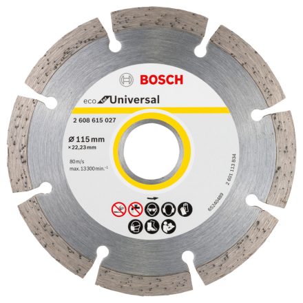Bosch 2608615027 Szegmentált gyémánttárcsa ECO 115x22,23mm