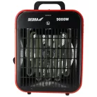 Dedra DED9924B Elektromos termosztát (fűtőelem) 4500/9000W, 790m3/h