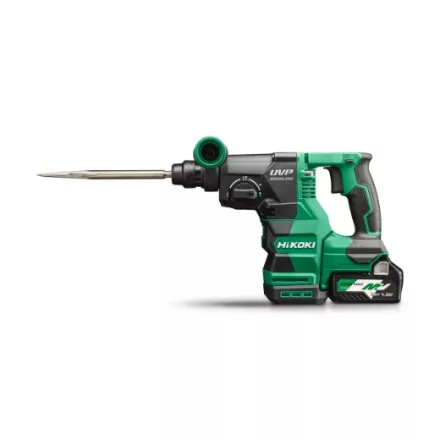 HIKOKI  DH3628DAWVZ Akkus fúrókalapács 36V (BL) SDS-plus, 3,2J, akku, töltővel, KOFFER