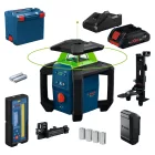 Bosch GRL18V-4-34CVG Forgólézer (zöld) 18V 1x4,0Ah, L-BOXX374, 0601061H02