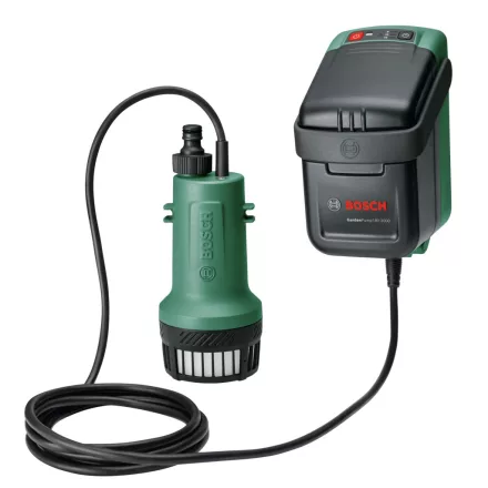 Bosch  GardenPump 18V-2000 Akkus esővíz-szivattyú 18V akku, töltő nélkül, 06008C4203