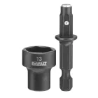 DeWalt DT7467-QZ Gépi dugókulcs 1/4" tisztítható, mágneses 13mm, 6szögű
