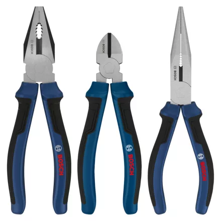 Bosch 1600A039RF Fogókészlet, többkomponensű fogantyú,3db