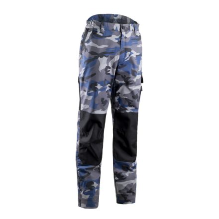 Munkavédelmi  Deréknadrág Coverguard KAMMO 4XL-es kék terepmintás 5KMP090