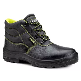   Munkavédelmi  Bakancs COVERGUARD Paolo II fekete-lime bőr S1 SRC 9PAOL60 39-es