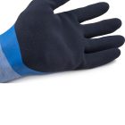 Munkavédelmi  Kesztyű Eurolite L300 kék, duplán latex mártott, vízálló 1LACC00008  8/M