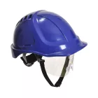 Munkavédelmi  Sisak PORTWEST Endurance Plus védőszemüveggel PW54RBR királykék