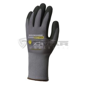   Munkavédelmi  Kesztyű Eurolite 15N600 fekete nitril mártott 1NIHG07  7/S