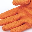 Munkavédelmi  Kesztyű Eurogrip 10L800 Sárga-narancs latex mártott, csúszásbiztos 1LACO09  9/L