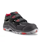 Munkavédelmi  Szandál Brooklyn fekete-piros ESD S1P SRC TOP_BROOKLYN_SANDAL 40-es