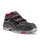 Munkavédelmi  Szandál Brooklyn fekete-piros ESD S1P SRC TOP_BROOKLYN_SANDAL 46-os