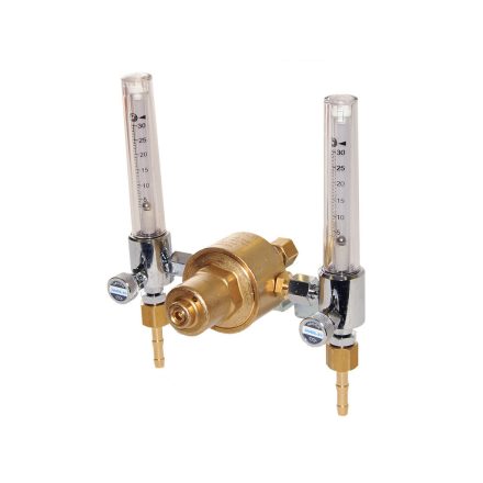 Iweld  Dynaline Hálózati nyomáscsökkentő (reduktor) iker rotaméteres 30 l/perc G1/4" 5DNL2ROTAREG
