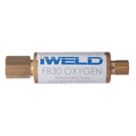 Iweld  FB30 visszaégésgátló patron reduktorra G1/4" oxigén 51030FB3RO