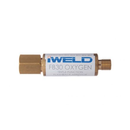 Iweld  FB30 visszaégésgátló patron reduktorra G3/8" oxigén 51034FB3RO