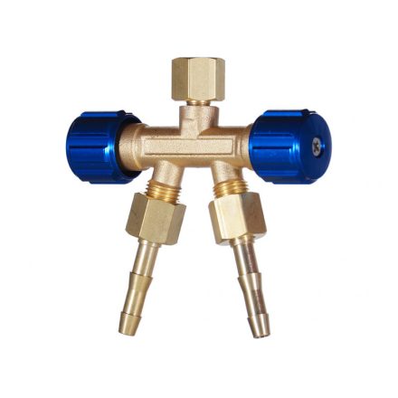 Iweld  Kettős kieresztő szelep CO2 G3/8" (jobbos) 14008166