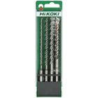 Hikoki 783390 4-élű  Fúrószár készlet SDS PLUS TCT, 4 db-os