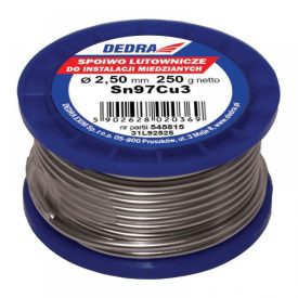 Dedra 31L92525 Forrasztóanyag 2,5mm 250g SN97Cu3
