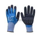 Munkavédelmi  Kesztyű Eurolite L300 kék, duplán latex mártott, vízálló 1LACC00011  11/XXL