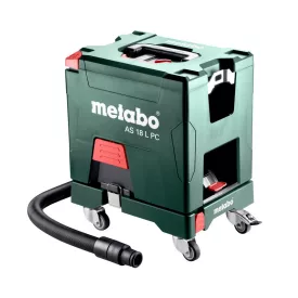   Metabo  AS18LPC Akkus porszívó, görgős talp szettel 18V akku és töltő nélkül, L-osztály 7,5L 691060000
