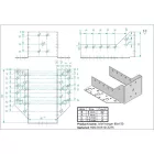 Gerenda papucs külső rögzítéssel 80x150x2,0mm 01772