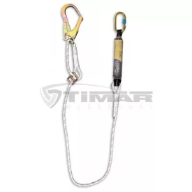   Munkavédelmi  Energiaelnyelő Irudek 364 +170cm kötél, karabinerekkel 34cm/45mm 100102200004