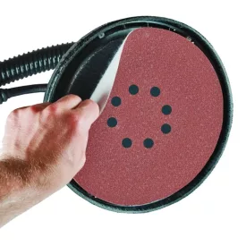   Dedra DED7749B0 Tépőzáras falcsiszolópapír kerek, 10furatos, 225mm P60  /5db