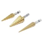 BGS-1616 Lépcsős fúró készlet, 3 részes, 3-20mm