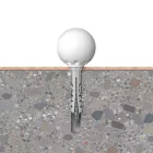 Fischer  60536 Ajtóütköző FEHÉR TS 8 W