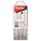 Makita B-49052  Fúrószár készlet 5 részes  5x110; 6x110; 6x160; 8x110; 8x160 SDS-Plus V-plus (2élű)