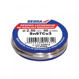 Dedra 31L92505 Forrasztóanyag 2,5mm 50g SN97Cu3