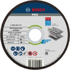   Bosch 2608603171 PRO Inox and Metal vágótárcsa 125x1,0x22,23mm -1db-