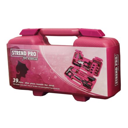 ST LADIES PINK SET01 Szerszámkészlet hölgyeknek 39 részes  233304
