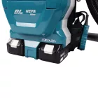 Makita  DVC261ZX4 Akkus háti porszívó 2x18V LXT akku és töltő nélkül HEPA szűrő, 2L