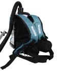 Makita  DVC261ZX4 Akkus háti porszívó 2x18V LXT akku és töltő nélkül HEPA szűrő, 2L
