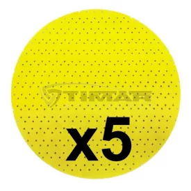   Dedra DED7749P3 Tépőzáras falcsiszolópapír kerek, perforált, 225mm A120  /5db