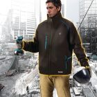 Makita  DCJ205ZL Akkus fűthető kabát L-es, FEKETE 18V LXT akku és töltő nélkül