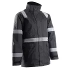 Munkavédelmi  Télikabát Coverguard SECURITE XL-es fekete, fényvisszaverő csíkkal 5SEC010
