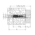 Fischer  538244 DuoPower Univerzális dübel 14X70 (20)
